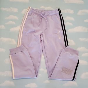 NWT Women's Adidas x Peloton "Capable of Greatness" Joggers - Lilac